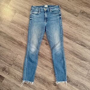 Mother The Looker Ankle Fray in Groovin